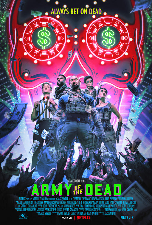 1000 piece jigsaw puzzle for the movie poster: Army of the Dead (2021) ver25