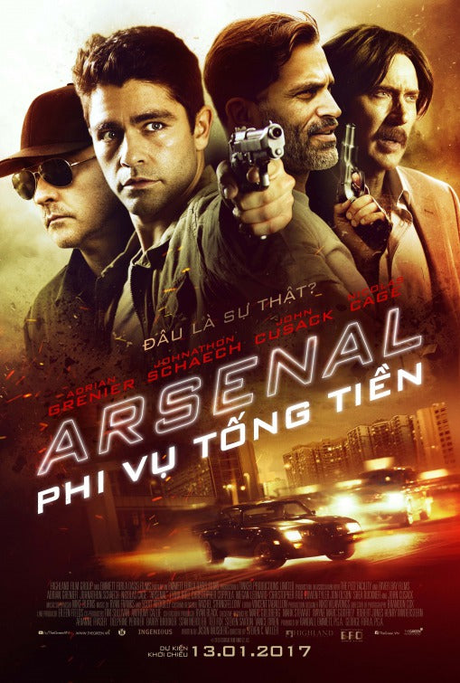 1000 piece jigsaw puzzle for the movie poster: Arsenal (2017) ver3