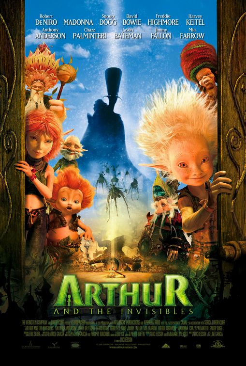 the movie poster: Arthur and the Invisibles (2007) ver12