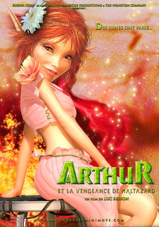 1000 piece jigsaw puzzle for the movie poster: Arthur and the Vengeance of Maltazard (2009) ver5