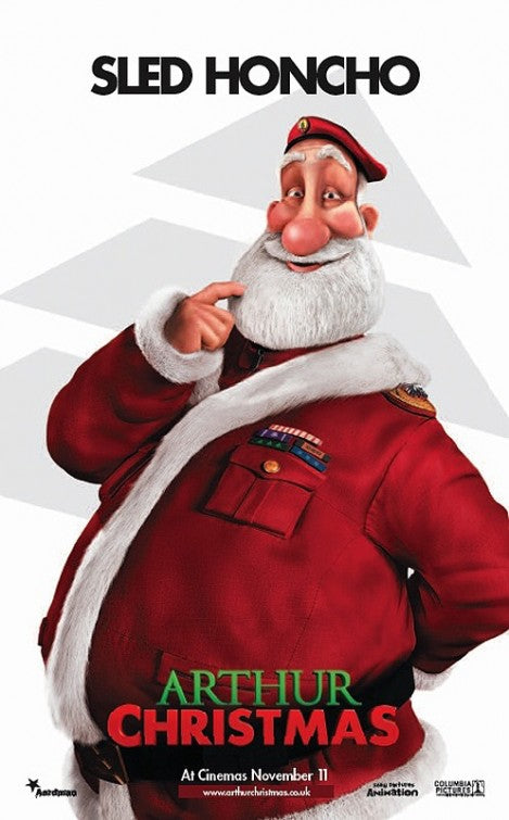 1000 piece jigsaw puzzle for the movie poster: Arthur Christmas (2011) ver8