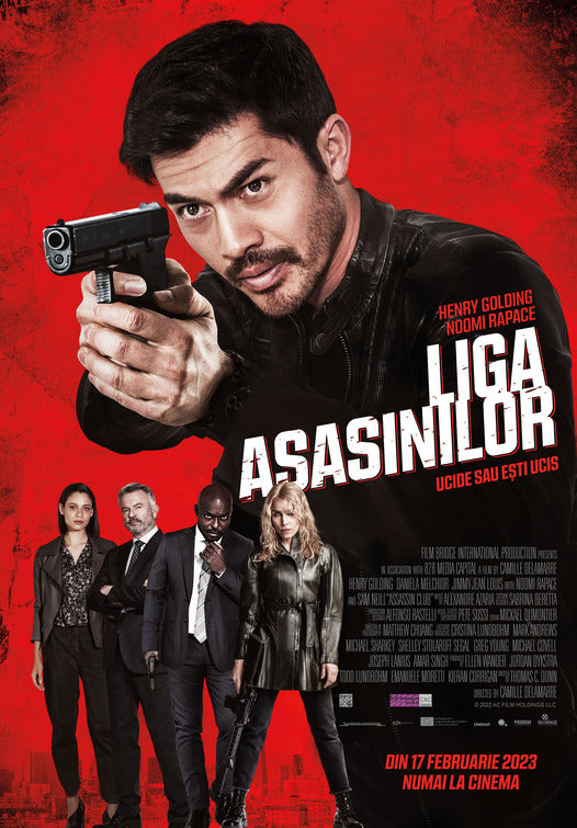 1000 piece jigsaw puzzle for the movie poster: Assassin Club (2023)