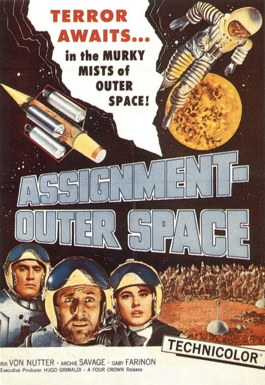 the movie poster: Assignment Outer Space (1961)