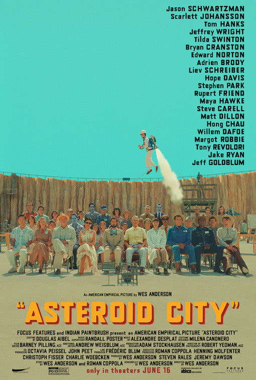 1000 piece jigsaw puzzle for the movie poster: Asteroid City (2023) ver2