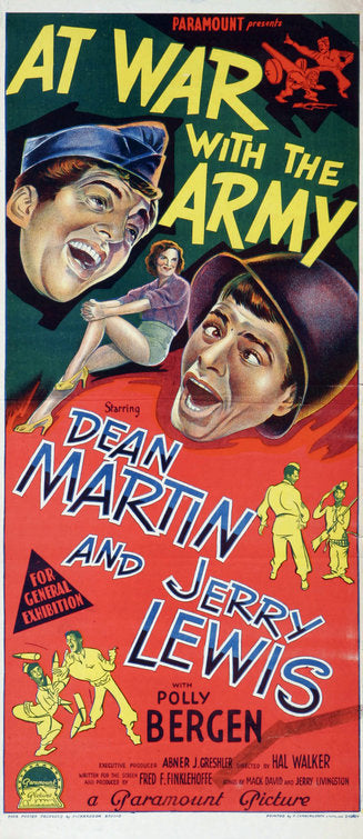 1000 piece jigsaw puzzle for the movie poster: At War with the Army (1950)