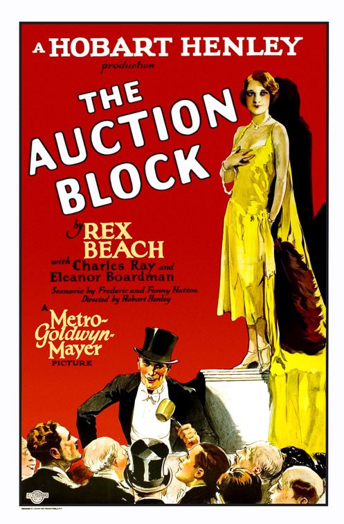 the movie poster: The Auction Block (1926)
