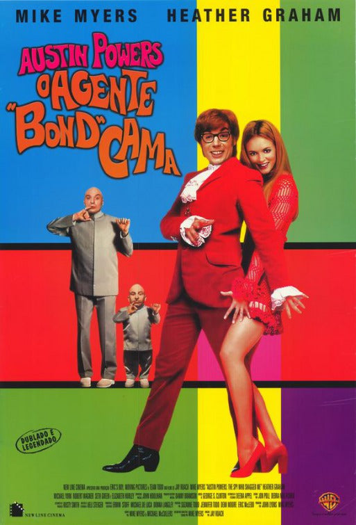 1000 piece jigsaw puzzle for the movie poster: Austin Powers: The Spy Who Shagged Me (1999) ver5