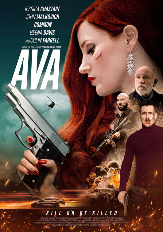 1000 piece jigsaw puzzle for the movie poster: Ava (2020) ver5