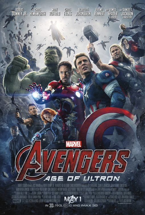1000 piece jigsaw puzzle for the movie poster: Avengers: Age of Ultron (2015) ver11
