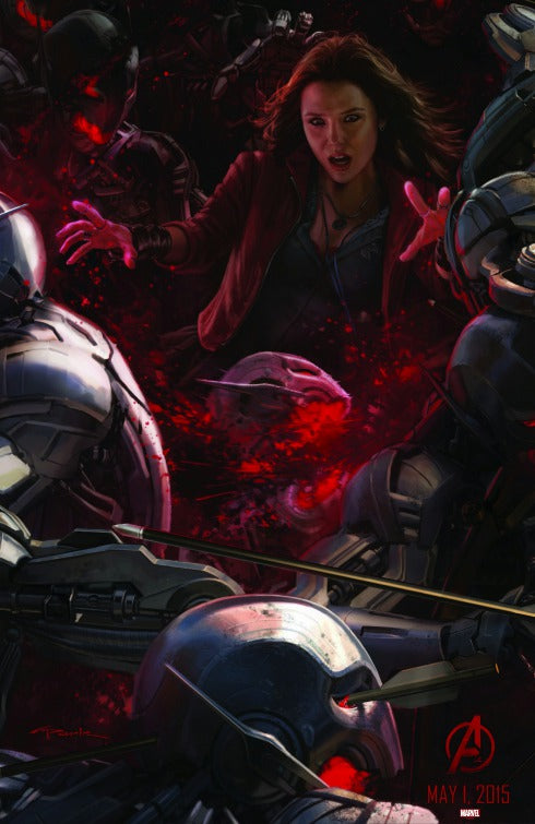 1000 piece jigsaw puzzle for the movie poster: Avengers: Age of Ultron (2015) ver8