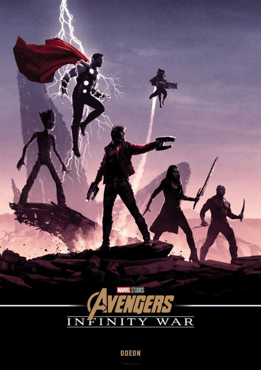 1000 piece jigsaw puzzle for the movie poster: Avengers: Infinity War (2018) ver36