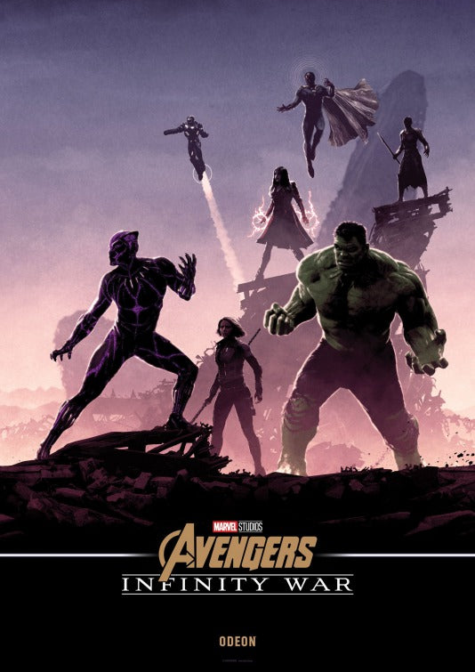 1000 piece jigsaw puzzle for the movie poster: Avengers: Infinity War (2018) ver40