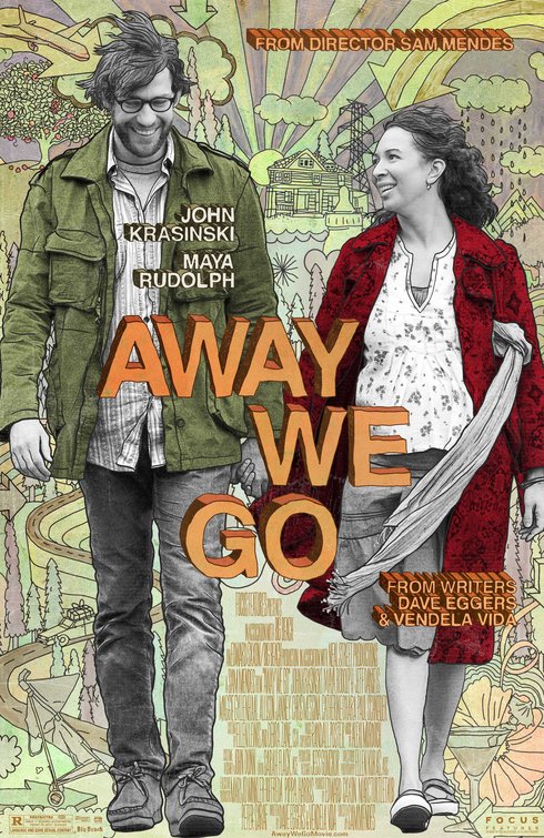 1000 piece jigsaw puzzle for the movie poster: Away We Go (2009)