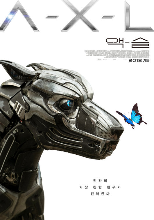 1000 piece jigsaw puzzle for the movie poster: A.X.L. (2018) ver2