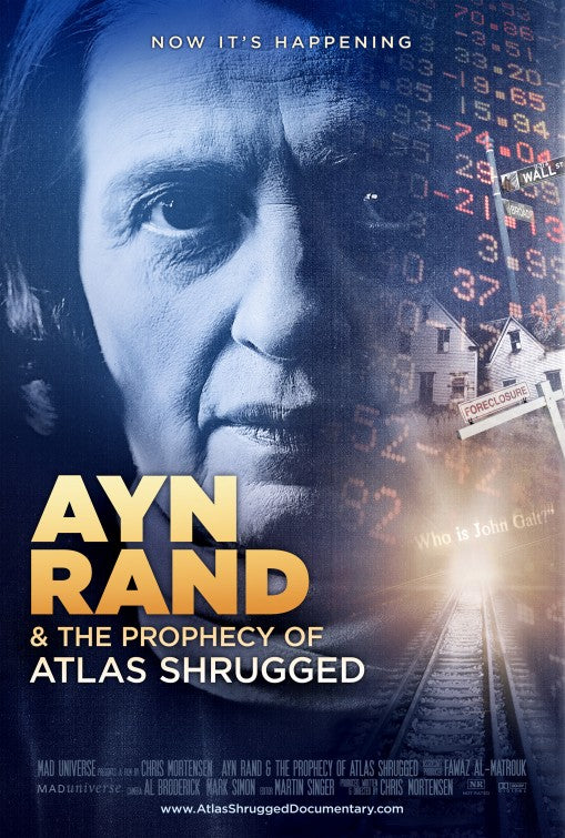 1000 piece jigsaw puzzle for the movie poster: Ayn Rand & the Prophecy of Atlas Shrugged (2012)