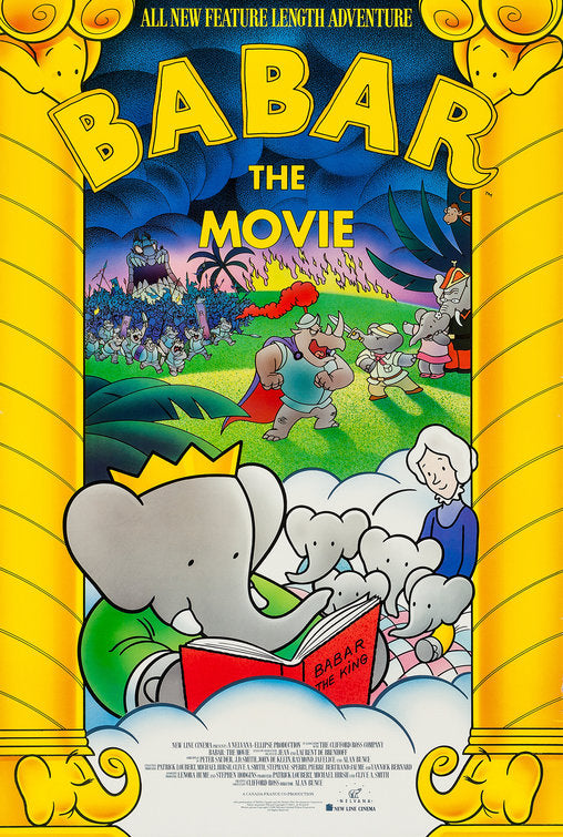 the movie poster: Babar: The Movie (1989) ver2