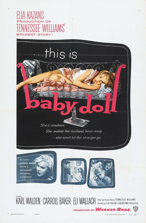 1000 piece jigsaw puzzle for the movie poster: Baby Doll (1956)