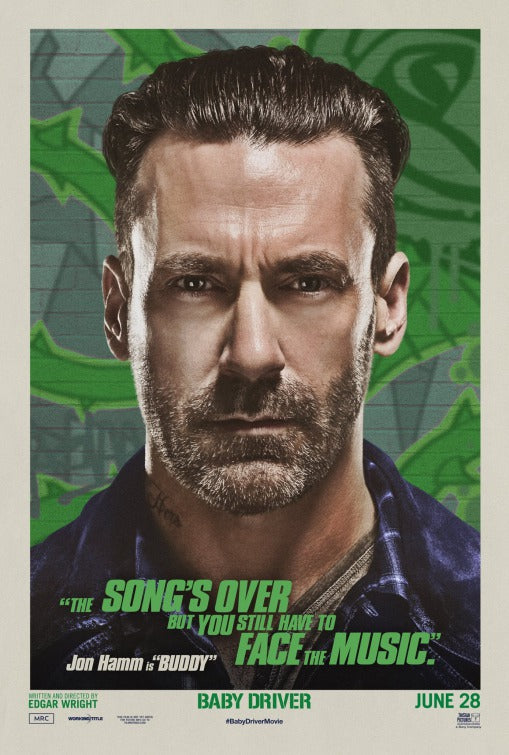 1000 piece jigsaw puzzle for the movie poster: Baby Driver (2017) ver12