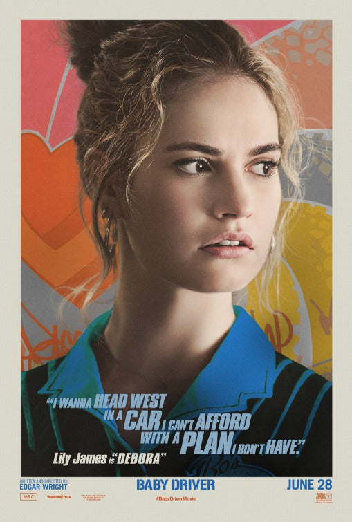 1000 piece jigsaw puzzle for the movie poster: Baby Driver (2017) ver9