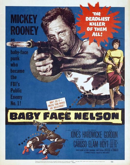 the movie poster: Baby Face Nelson (1957)
