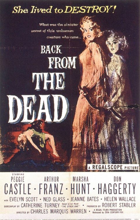 the movie poster: Back from the Dead (1957)