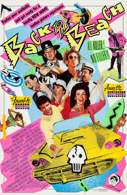 the movie poster: Back to the Beach (1987)