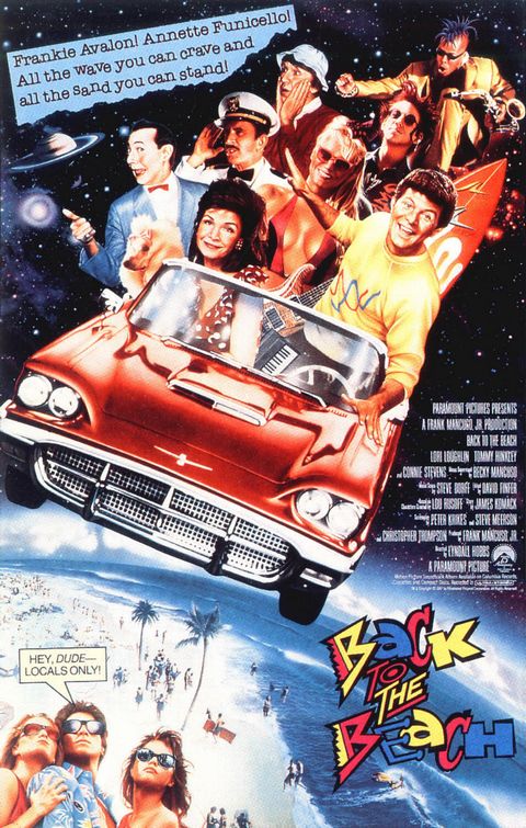 the movie poster: Back to the Beach (1987) ver2