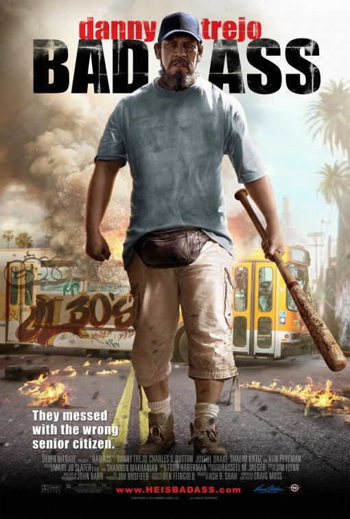 1000 piece jigsaw puzzle for the movie poster: Bad Ass (2012) ver2