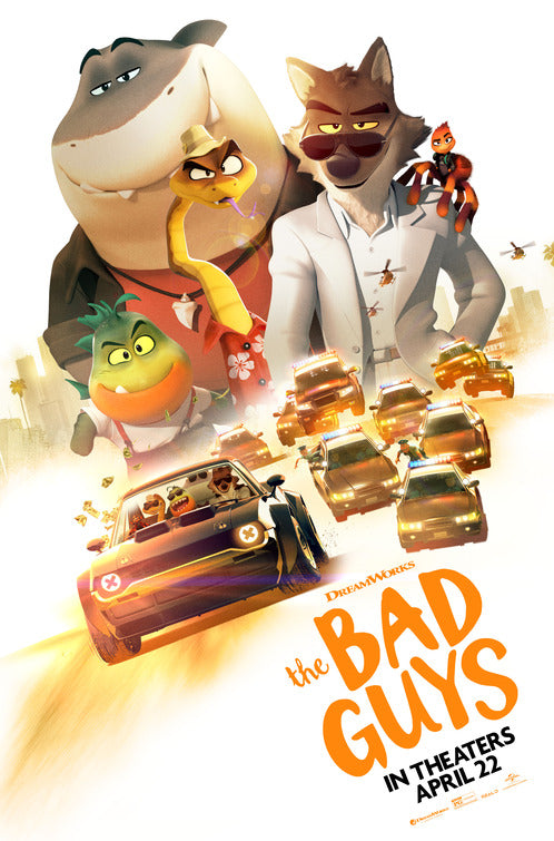 1000 piece jigsaw puzzle for the movie poster: The Bad Guys (2022) ver2