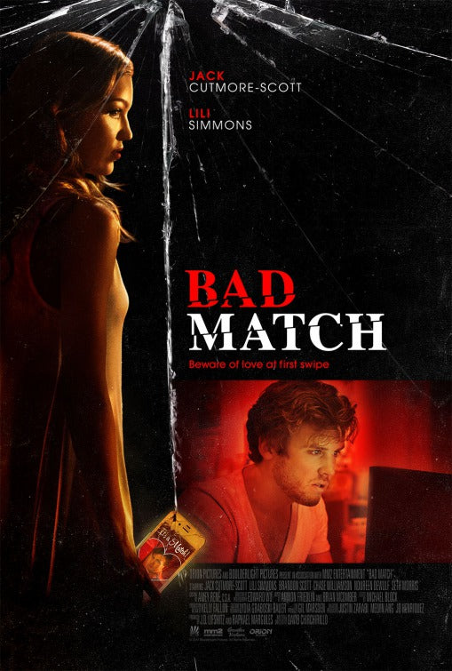 1000 piece jigsaw puzzle for the movie poster: Bad Match (2017)