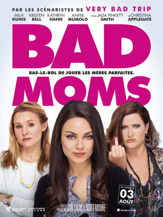 1000 piece jigsaw puzzle for the movie poster: Bad Moms (2016) ver3
