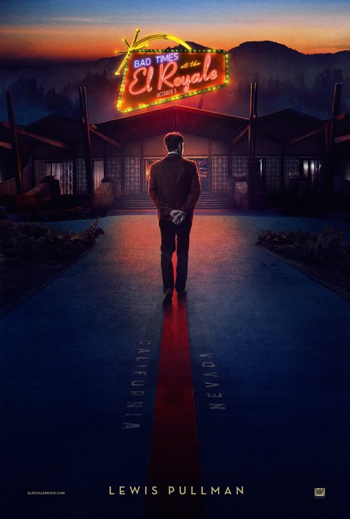 1000 piece jigsaw puzzle for the movie poster: Bad Times at the El Royale (2018) ver8