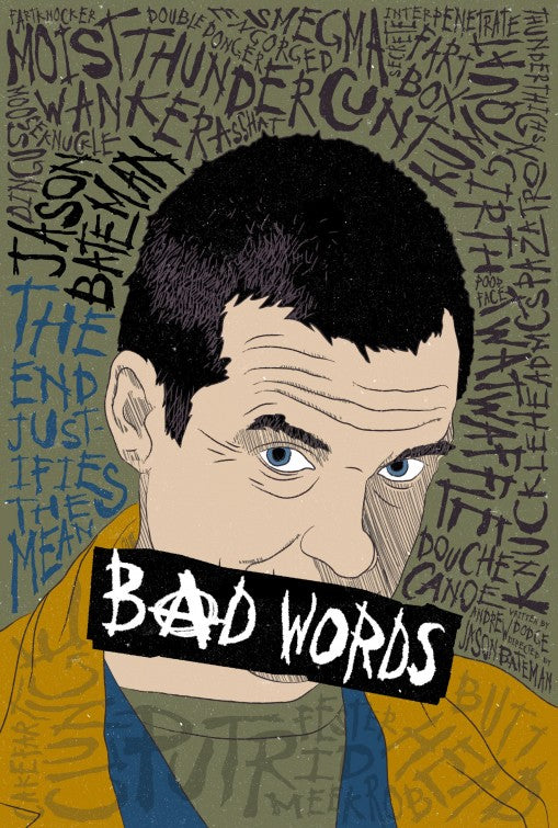 1000 piece jigsaw puzzle for the movie poster: Bad Words (2014) ver5