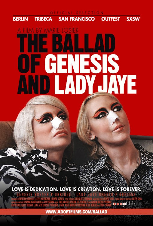 1000 piece jigsaw puzzle for the movie poster: The Ballad of Genesis and Lady Jaye (2011)