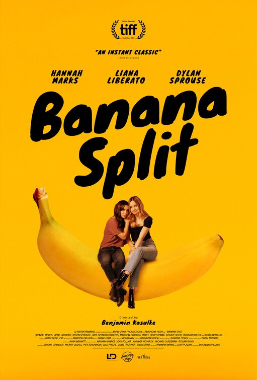 1000 piece jigsaw puzzle for the movie poster: Banana Split (2020)