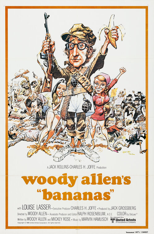 the movie poster: Bananas (1971)