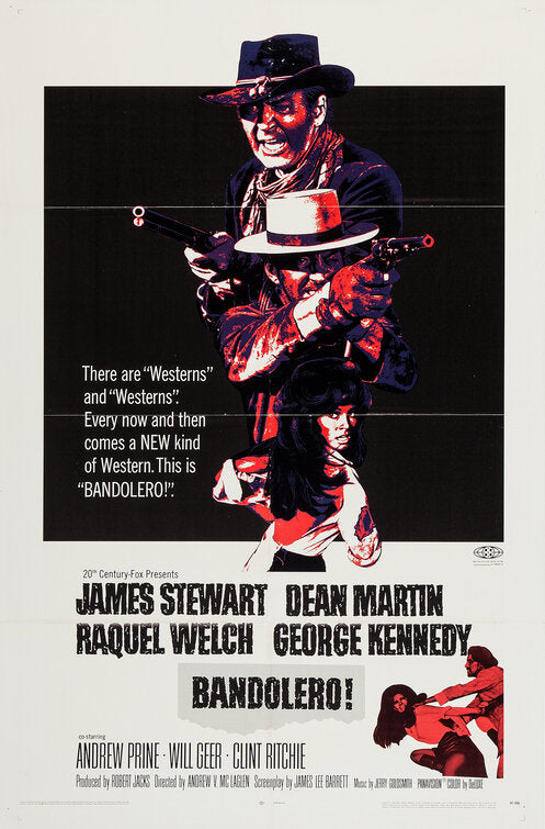1000 piece jigsaw puzzle for the movie poster: Bandolero! (1968) ver2