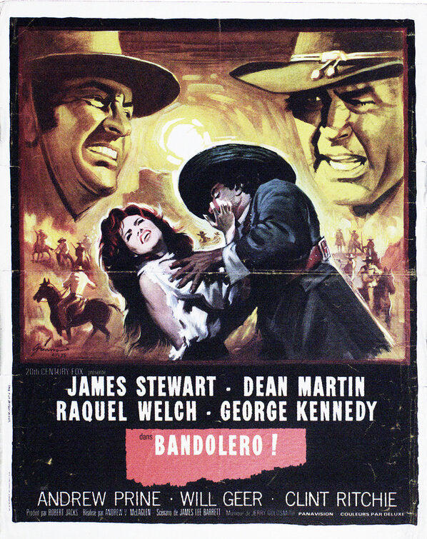 1000 piece jigsaw puzzle for the movie poster: Bandolero! (1968) ver8