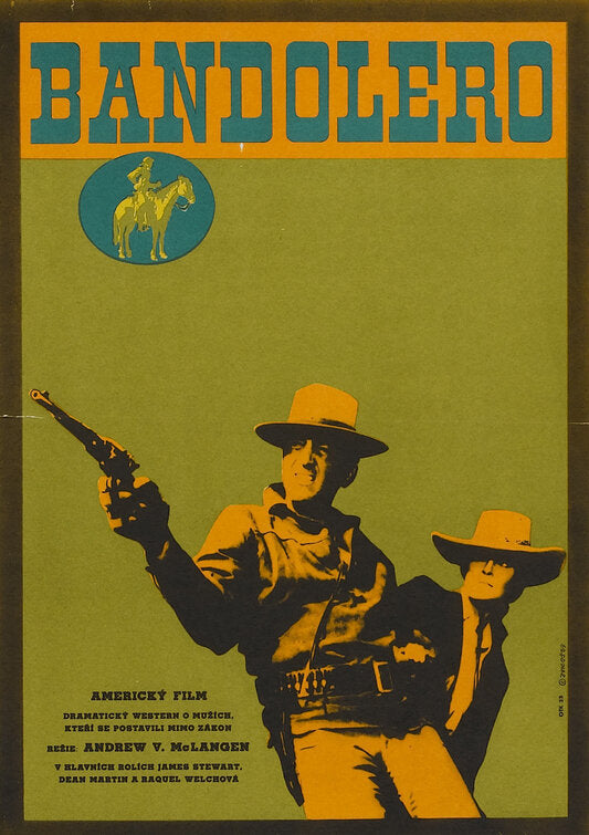1000 piece jigsaw puzzle for the movie poster: Bandolero! (1968) ver9