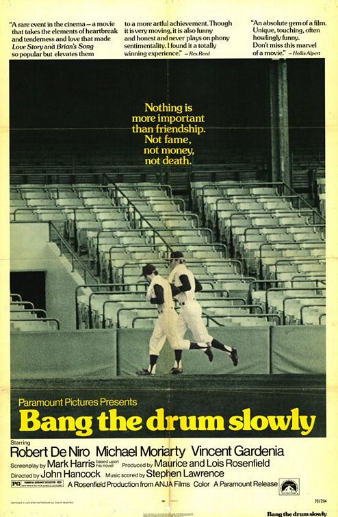 the movie poster: Bang the Drum Slowly (1973)