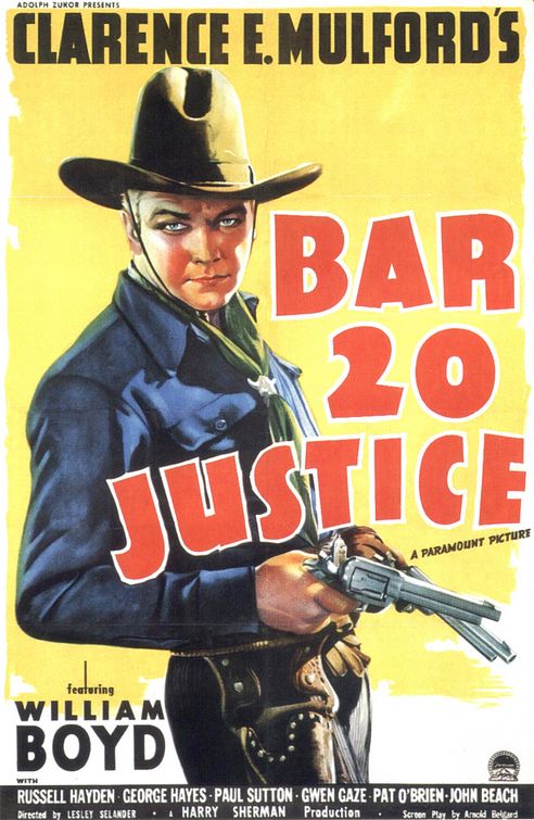 the movie poster: Bar 20 Justice (1938)