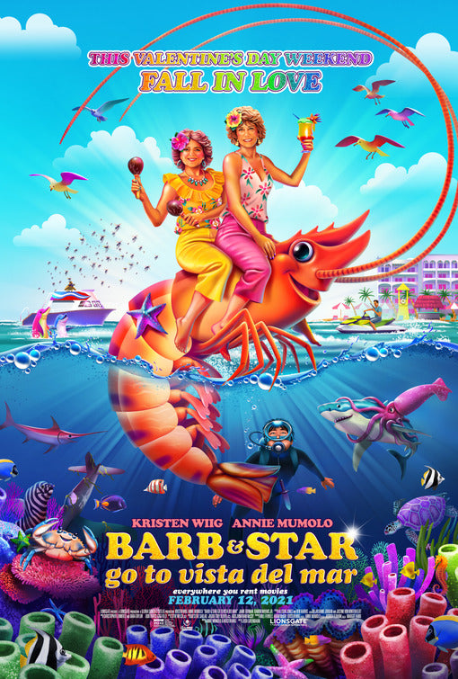 1000 piece jigsaw puzzle for the movie poster: Barb and Star Go to Vista Del Mar (2021) ver3
