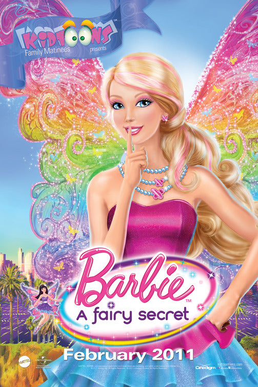 1000 piece jigsaw puzzle for the movie poster: Barbie: A Fairy Secret (2011)