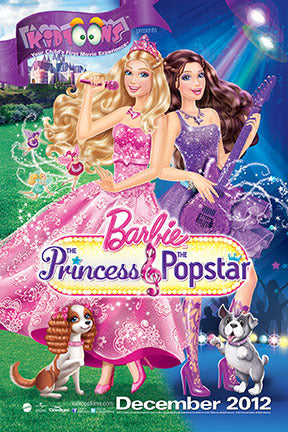 1000 piece jigsaw puzzle for the movie poster: Barbie: The Princess & the Popstar (2012)