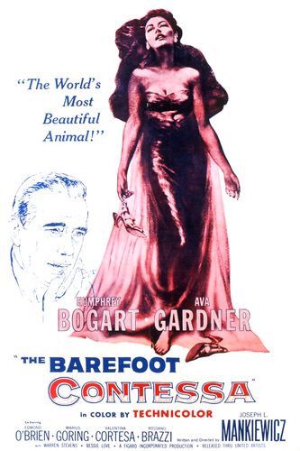 the movie poster: The Barefoot Contessa (1954)
