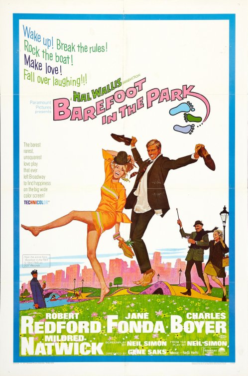 1000 piece jigsaw puzzle for the movie poster: Barefoot in the Park (1967)