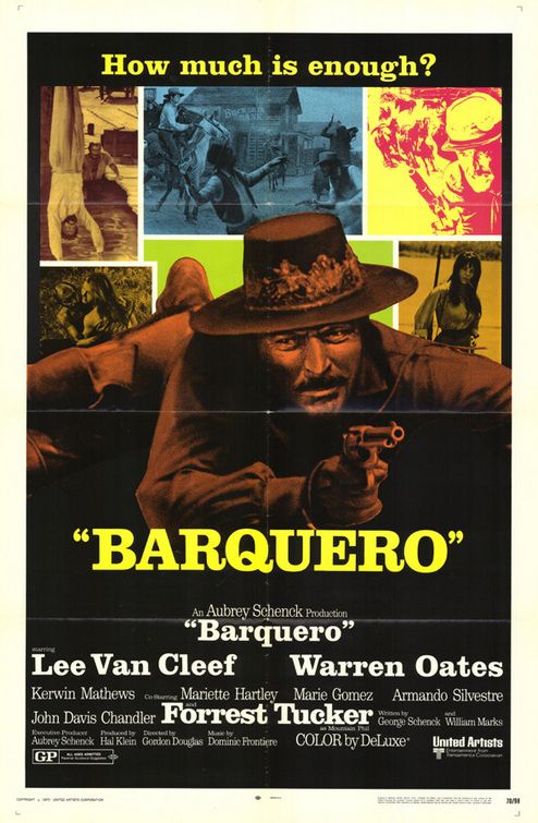 the movie poster: Barquero (1970)