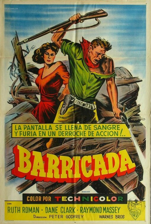 1000 piece jigsaw puzzle for the movie poster: Barricade (1950) ver2