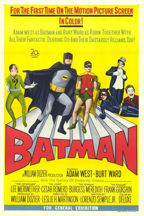 the movie poster: Batman (1966)