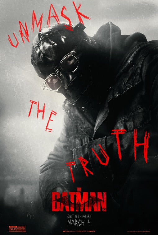 1000 piece jigsaw puzzle for the movie poster: The Batman (2022) ver13